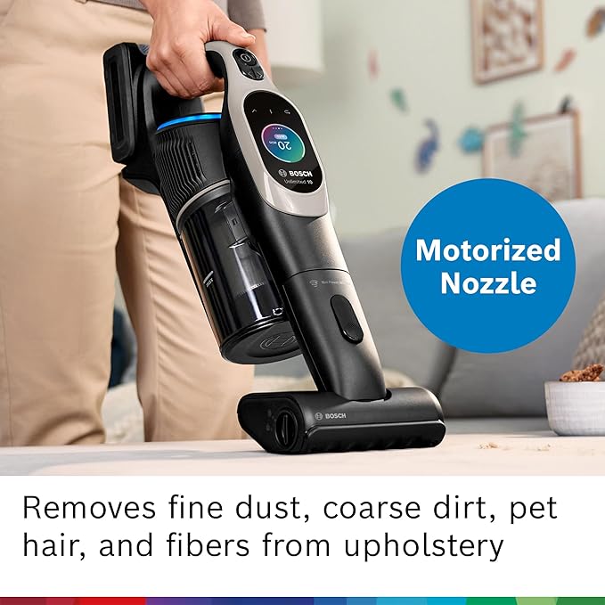 Bosch Original Accessory BHZUNGMPUC Mini Power Nozzle for Unlimited Cordless Vacuum Cleaners Motorized Nozzle Ideal for Cleaning Cars