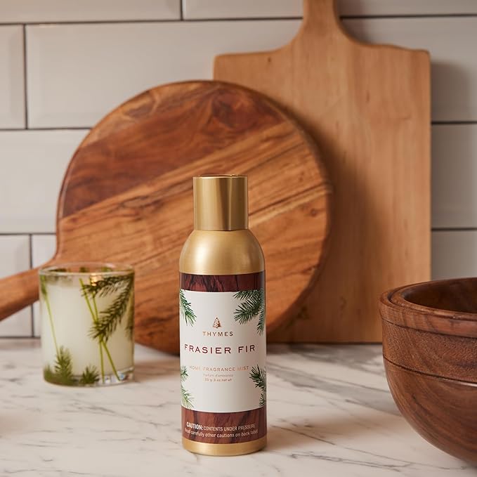 Thymes Home Fragrance Mist – Room Air Fresheners for Home Long Lasting – Air Freshener Spray – Pine Room Spray with Notes of Crisp Siberian Fir Needles Cedarwood &amp Sandalwood (Frasier Fir 3 oz)