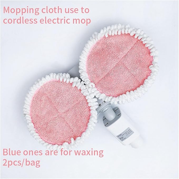 4Pcs Replacement Steam Mop Cloths Electric Mop Cleaning Pads Compatible For Bobot 8 And 9 SeriesFloor Mop Replacement Parts