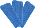 3pcs Replacement Mop Cloth Cover 14 * 42cm Wet/Dry Flat Mop Cleaning Pad Microfiber Mop Cloth for Spray Mop