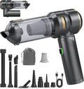 Car Vacuum Portable Cordless Foldable Handheld Vacuum with Brushless Motor 22000PA High Power Mini Hand Vacuum Cleaner &amp Air Blower &amp Duster &amp Pump for Home Pet Office