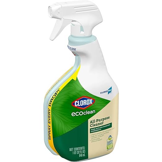CloroxPro Clorox EcoClean All-Purpose Cleaner Spray Bottle 32 Fluid Ounces Pack of 9