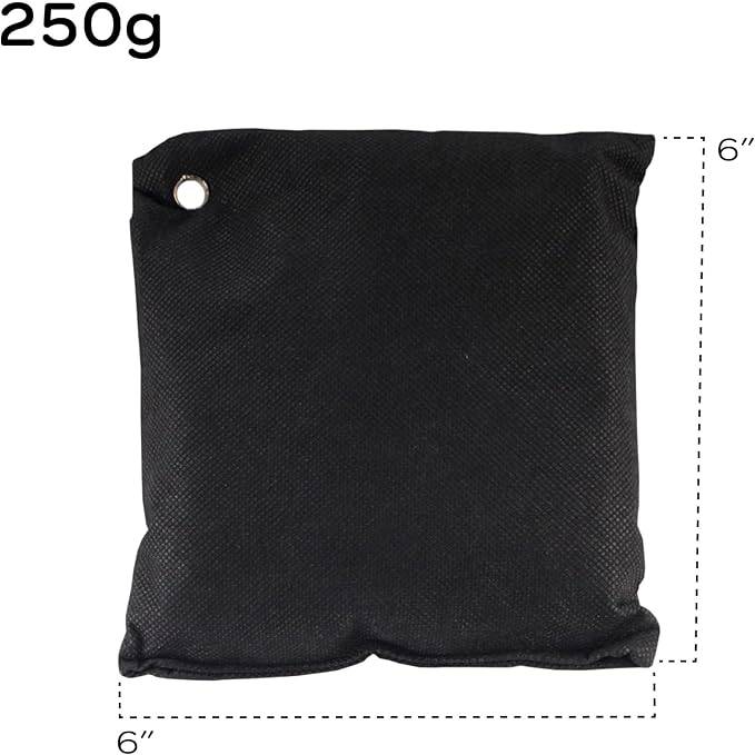 BambooMN Activated Bamboo Charcoal Air Purifier - 250g Black - 3 Bags