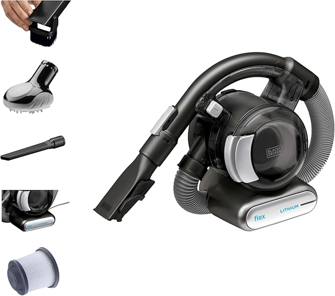 BLACK+DECKER dustbuster FLEX Cordless Handheld Vacuum Home Pet and Car Vacuum (BDH2020FL)