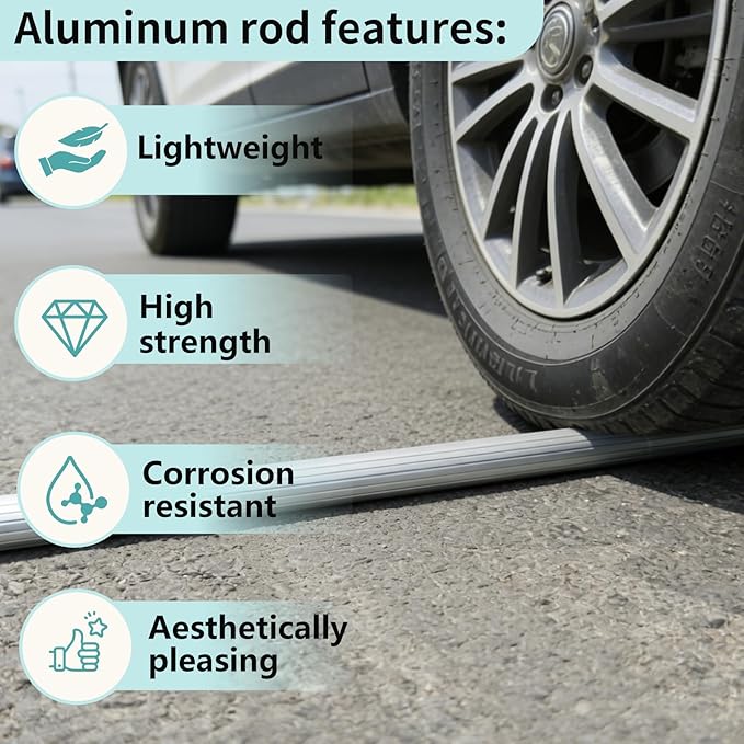 mop Holder Replacement mop Stick mop Handle Commercial Industrial mop Handle Suitable for Cotton and Fiber mop Heads with Threaded Clamping Device Aluminum Handle palo para trapeador