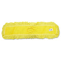 Rubbermaid Commercial Products Trapper Cotton Floor Dust Mop Head Refill 36-Inch Yellow Use for Janitorial Maintenance/School/Lunchroom/Office Building Cleaning