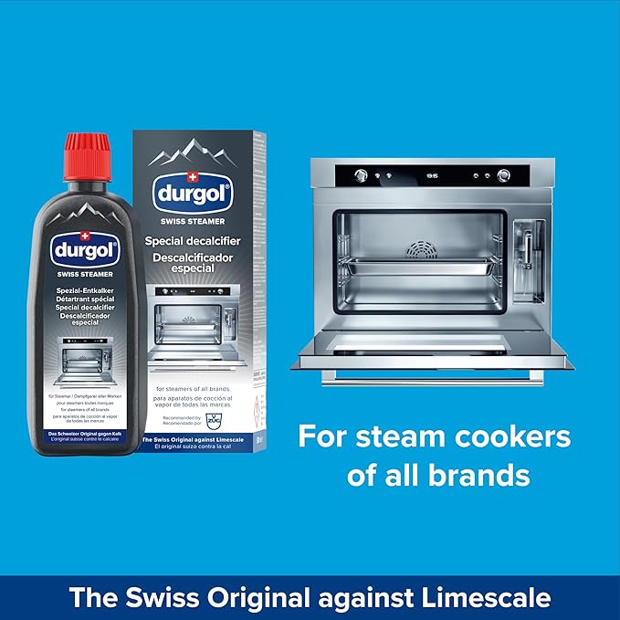 Durgol Swiss Steamer Descaler and Decalcifier for All Brands of Steamer Ovens 16.9 Fluid Ounces