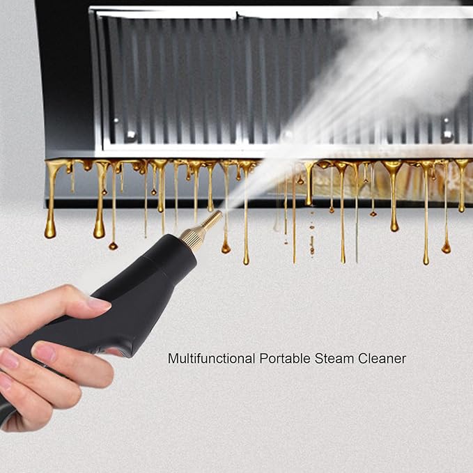 Handheld Steam Cleaner 2500W Pressurized Steamer with 1200ML Tank Portable Multi Surface Cleaner for Kitchen Furniture Car Home (US 110)
