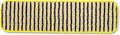 Rubbermaid Commercial Microfiber Scrubber Pad Vertical Polyprolene Stripes 18 Yellow 6/carton
