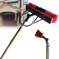 Window Cleaning Pole Water Fed Telescopic Brush Extendable Cleaner Conservatory Roof Cleaning Photovoltaic Solar Panels-18FT