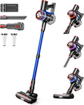 NADALY Cordless Vacuum Cleaner 550W 45Kpa 65Mins Vacuum Cleaners for Home Stick Vacuum with LED Display Anti-Tangle Self-Standing 8-in-1 Lightweight Vacuum for Hardwood Floor/Carpet/Pet Hair