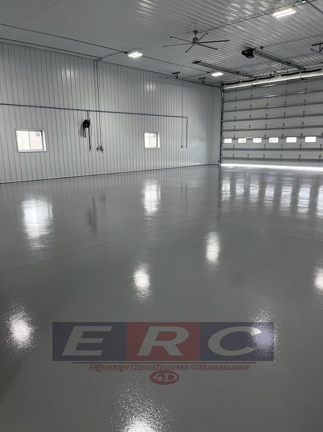 #1 Epoxy Cleaner – 1 Quart Concentrate | Makes 5+ Gallons | Helps Remove Oil &amp Grime | No Haze or Sticky Residue | For Epoxy Floors &amp Sealed Concrete |*Results depend on topcoat condition