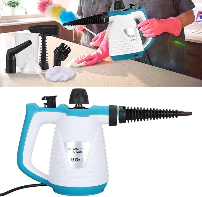 Handheld Steam Cleaner 350ml Steam Cleaner with Accessories Powerful Steamer Multipurpose Portable Steam Cleaners for Home Use (US Plug 110V)
