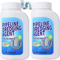 Powerful Pipe Dredging AgentPipeline Dredging Agent for Kitchen and Toilet PipelinesKitchen Sink Drain and Pipe CleanerDrain Clog Remover (2PCS)