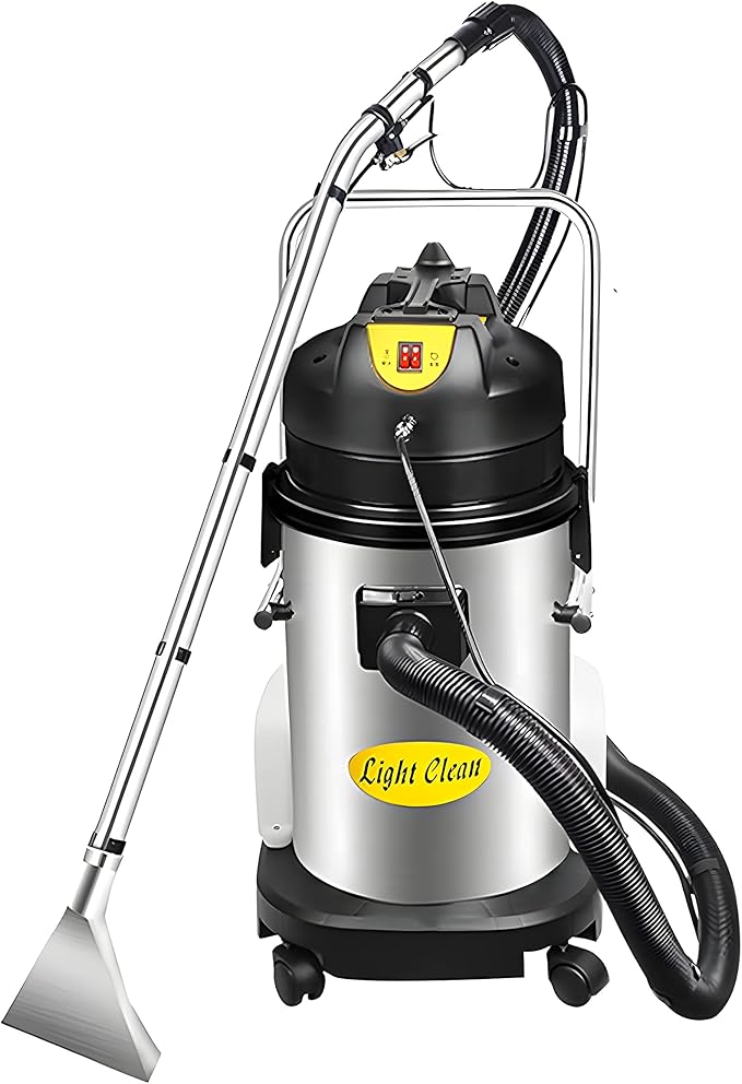 Upright Carpet Cleaner Canister Cleaner Machine Carpet Cleaning Machine with Telescoping Wand Tool Kit 110V 30L(7.9Gal)