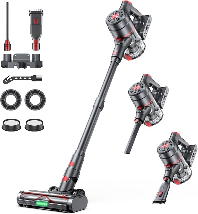 VC2 Cordless Vacuum Cleaner and Replacement Floor Brush
