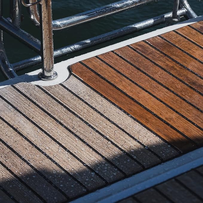 TEAK CLEAN - Environmentally Friendly Alternative To Phosphoric Acid or other Caustic Cleaners 1 Quart