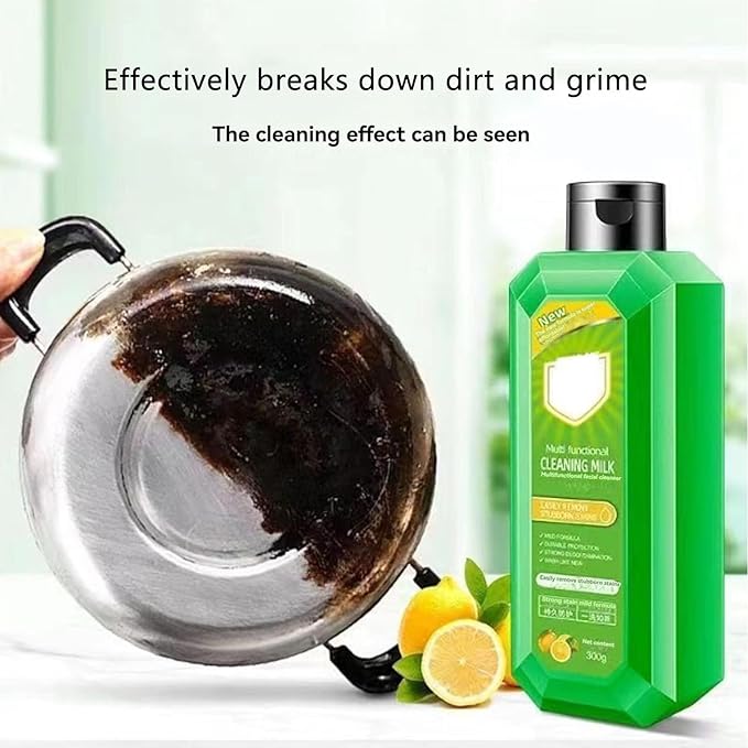 Powerful Multifunctional Concentrated Cleansing LotionCleaning Milk House Cleaner Effectively Remove Stains and Dirt Various Surfaces for Multi-Scene Clean (1pcs)
