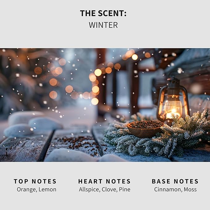 Lapew Winter Scented Mop Soap - Luxury Floor Cleaner Concentrate for Mopping Tile Laminate Vinyl &amp Hardwood | Streak-Free Low-Foam | 36 oz