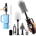 5-in-1 Long Handle Electric Water Bottle Brush Straw Cleaner Brushes with Removable Brush Head Water Bottle Brush Bottle Brushfor Stanley Cups Baby Bottles Pacifiers