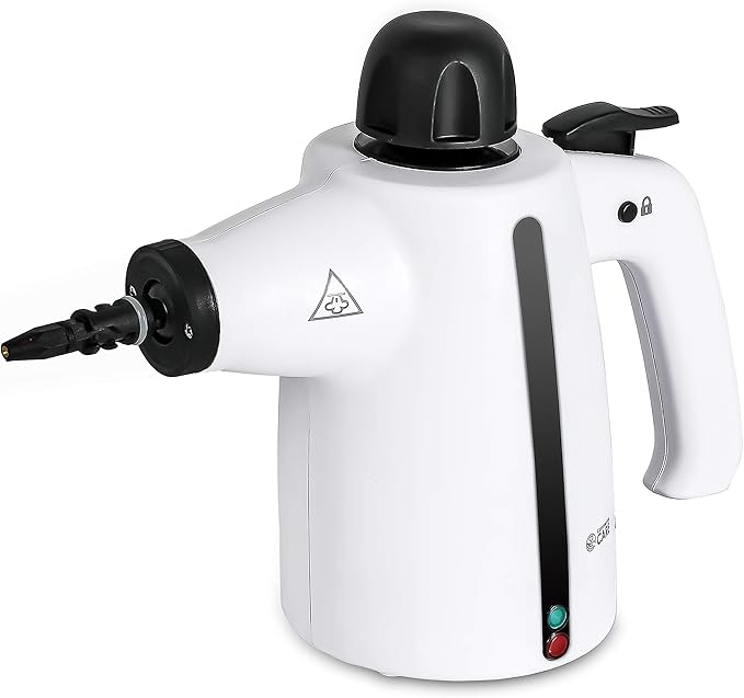 Handheld Steam Cleaner 9-Piece Accessory Set White Steamer for Cleaning Couch Cleaner Steam Cleaner Carpet and Upholstery