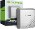 Alpine Commercial Hand Dryer with HEPA Filter 8 Seconds Extreme Speed Electric Hand Dryer for Home Bathroom/Restaurant with Heat &amp Speed Control - ADA Compliant (120V Stainless Steel)