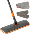 2-in-1 Wet Dry Flat Microfiber Mop for Hardwood Floors-Reusable Washable Pads Telescoping Long Handle Floor Cleaner for Tile Laminate Pet Hair Removal Car Detailing &amp Window Cleaning