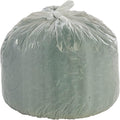 Stout by Envision 13 Gallon 24 x 30 Controlled Life-Cycle Plastic Trash Bags 120 Bags Per Case White Made in America (G2430W70)