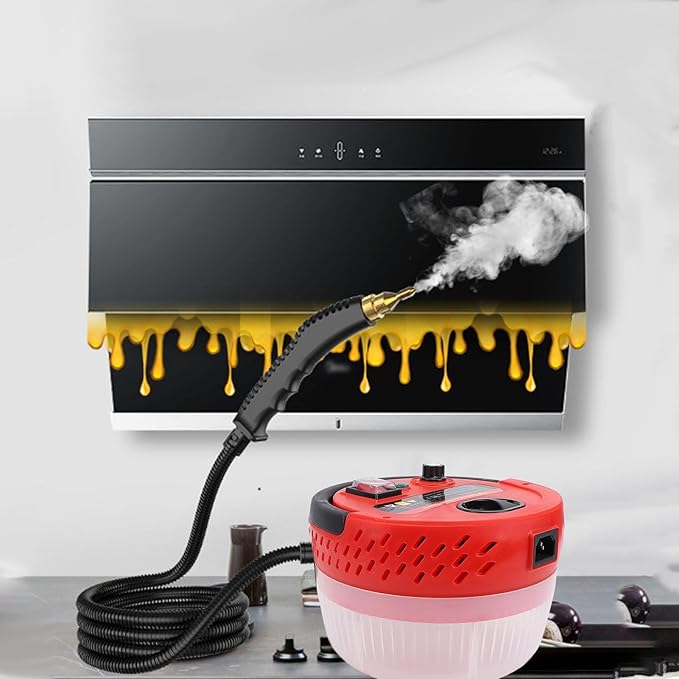 2500W Handheld Steam Cleaner High Pressure 5.5 BAR1400ml Large TankPortable Steamer for HomeKitchenCar FurnitureMattressBathroom CleaningHeat Proof Gloves Included