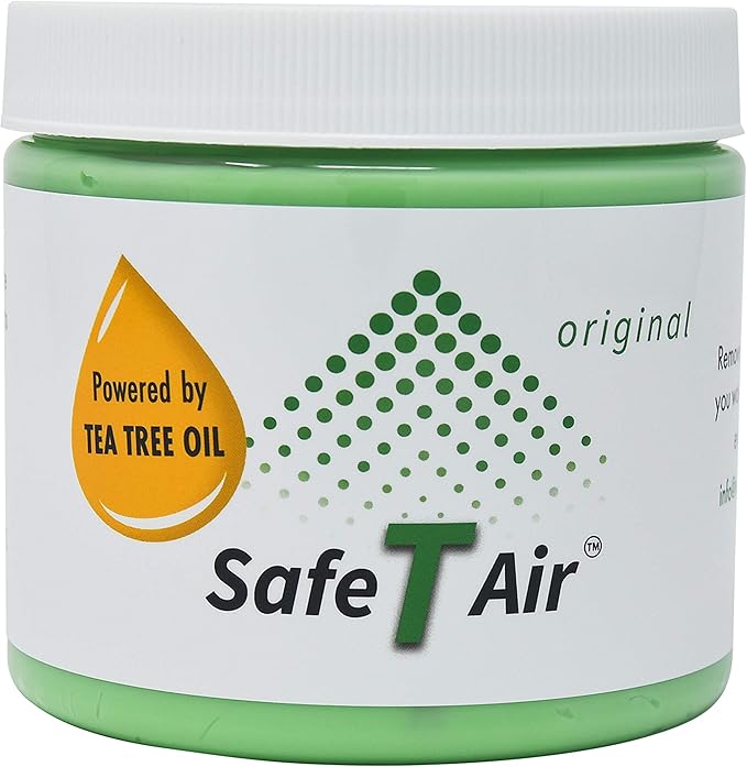 Tea Tree Oil Air Freshener Gel – Natural Odor Eliminator for Car Home &amp Bathroom – Removes Smoke Pet &amp Musty Odors – Long Lasting Deodorizer (400g / 14 oz Jar)