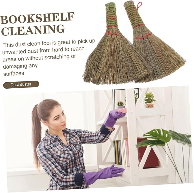 8pcs Soft Brush Broom for Hardwood Floors Hand Sweeper for Furniture Cleaning for Table Cleaning Accessory Desktop Dust Broom
