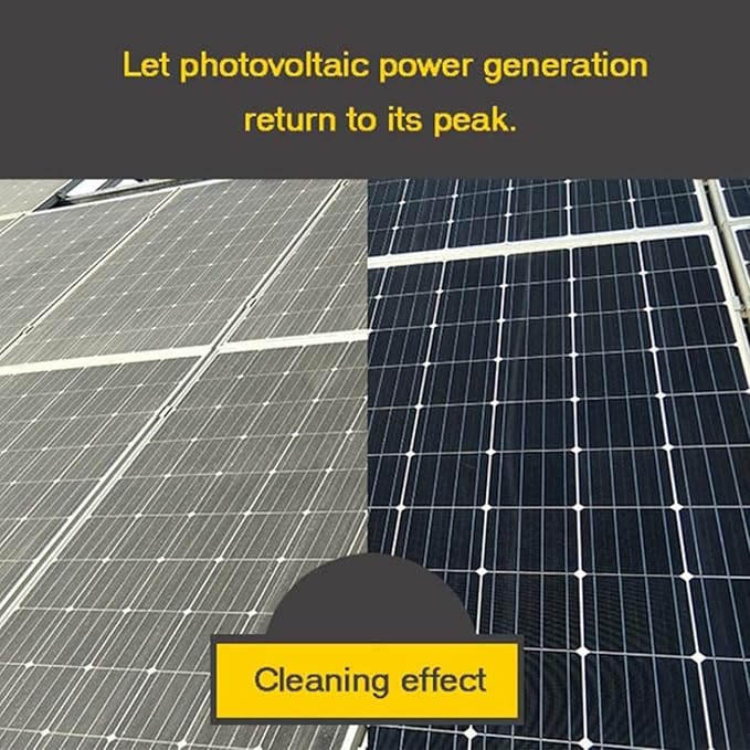 Photovoltaic Panel Cleaning Window Clean 5-12m Water Fed Telescopic Brush Extendable Cleaner Conservatory Roof Cleaning Tools/10m Rod/30/50cm Brush Head Windows Cleaning Washing Tool