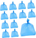 50pcs Thickened Plastic Trash Bags Tear-resistant Garbage Liners for Kitchen Bathroom Large Capacity PE Material Blue for Home Office School