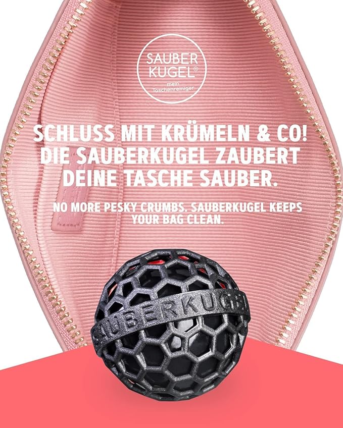Sauberkugel - The Clean Ball - The clever way of cleaning purses bags backpacks and school bags (Springfield Collection)