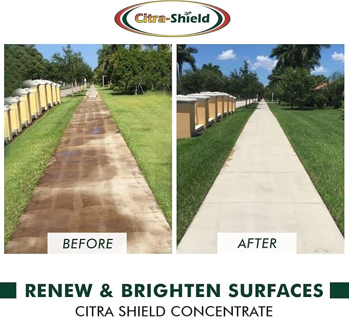 Natural Powerful Outdoor Cleaner Multi-Use Formula Powers Through Stains on Decks Siding Fences Concrete and More (4)