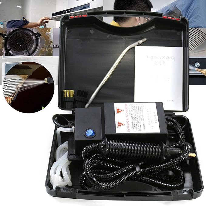 Commercial Steam Cleaners AC 110V High Pressure Steam Cleaner Machine Handheld Household Mobile Home Cleaning Machine