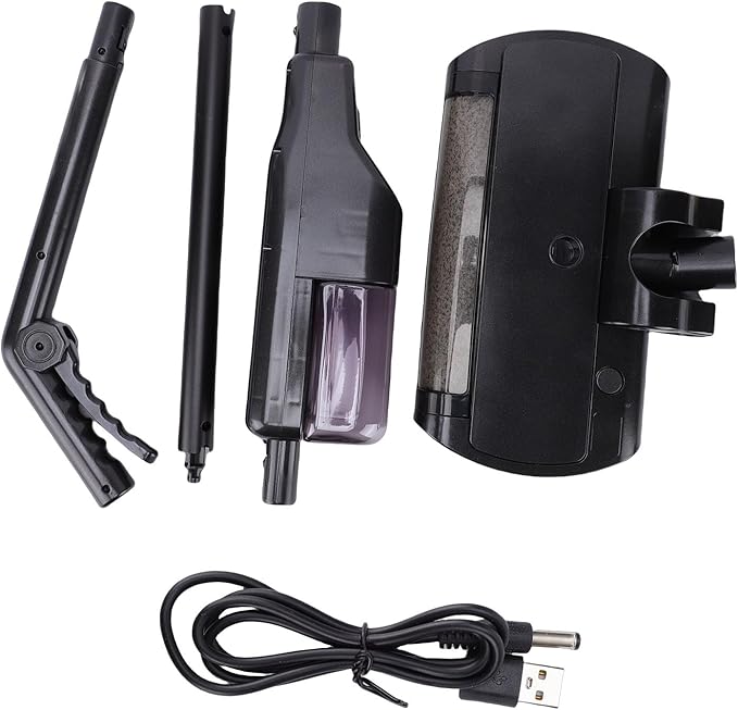 Cordless Vacuum Mop Automatic Electric Wet Dry Floor Cleaner with Self Feature and 500ml Dust Container for Home