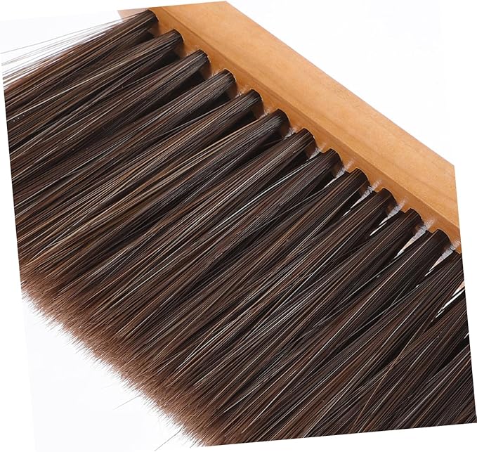 Happyyami 4pcs Soft Bristle Brush for Cleaning Hand Broom Brush Dust for Block Bench Furniture Garden