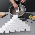 100Pack Magic Sponge Eraser Extra Thick Melamine Foam Sponge in Bulk Multi-Functional Household Cleaning Scrub Pads for Kitchen Bathroom Bathtub Sink Furniture Car Walls Shoes