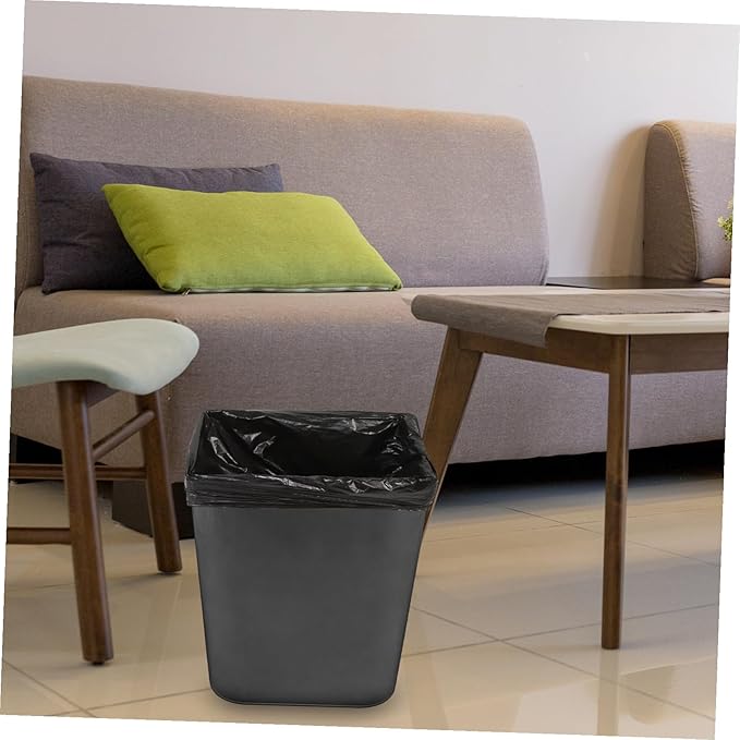 25pcs Thickened Hdpe Garbage Bags Large Capacity Bathroom Trash Bags Leakproof Tear-resistant Kitchen Waste Liners for Home and Office Use