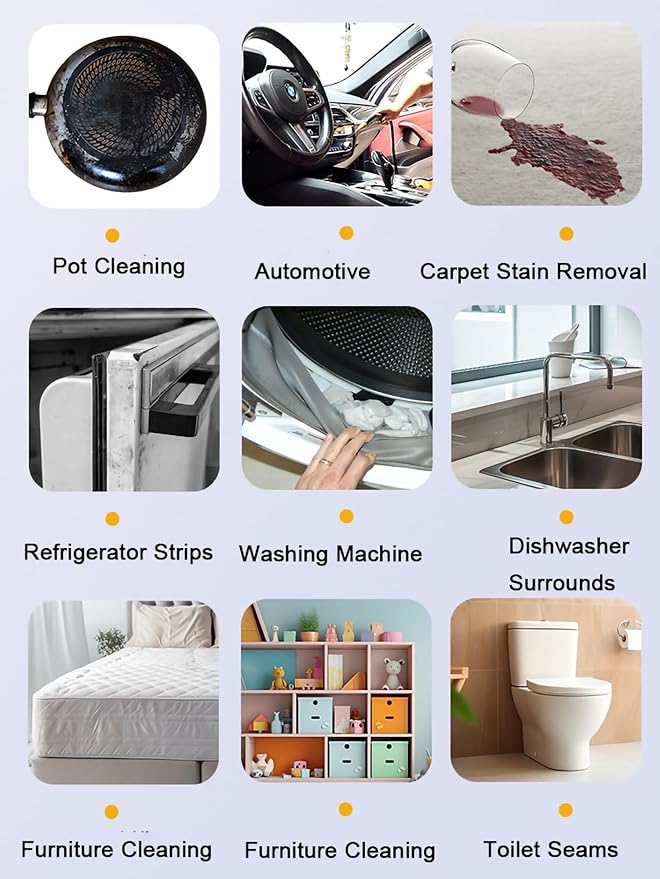 Electric Steam Cleaning Machine 1600W Handheld Steam Cleaner Quickly Generate High-Temperature Pressurized Steam Multi-Purpose Steamer for Home Use/Car Detailing/Kitchen/Bathroom/Furniture (Color :