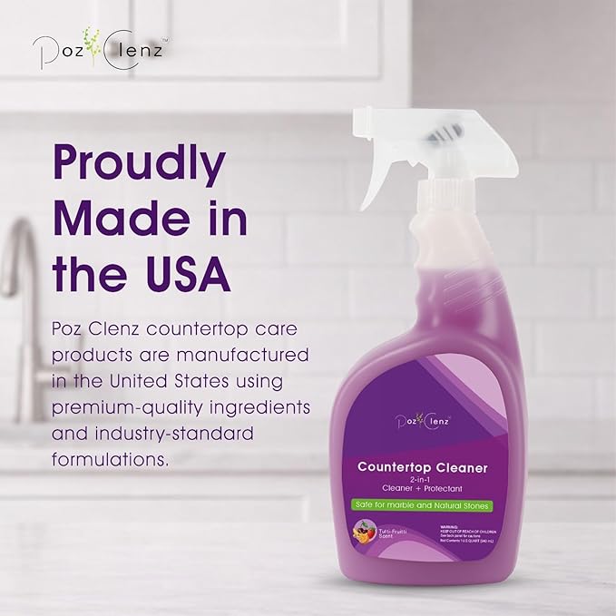 2-in-1 Countertop Cleaner + Protectant. Neutral pH Formula for Marble Granite Quartz &amp Engineered Stone. Safe Around Stainless Steel &amp All Water-Safe Surfaces.