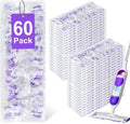 60 Pack Power Mop Refill Pads for Swiffer Power Mop Disposable Spray Wet Pads Refill for Swiffer PowerMop Multi-Surface Mopping Pad RefillsMop Head Replacement for Floor Cleaning