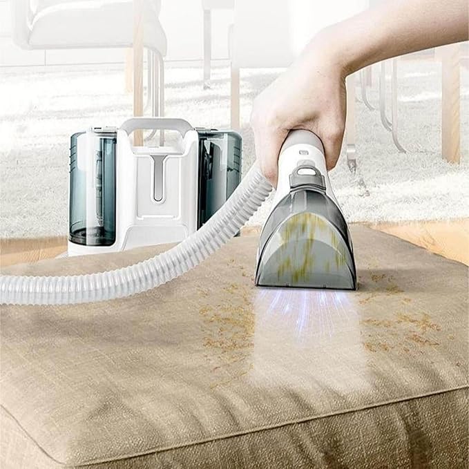Tidyard Carpet Cleaner Machine Portable Upholstery Stain Remover with 12000Pa Strong Suction 61oz Dual Water Tank for Pet Hair Carpet Car and Couch Cleaning