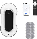 Automatic Window Cleaner Robot With Dual Water SpraySmart Window Cleaning Washer Machine With 3000pa Suction&ampAI Path PlanningPerfect Windows Cleaning Robot For HighRise Windows Tiles And Glass