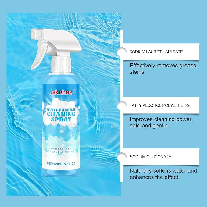 Multi-Purpose Cleaning Tablets For Home Bathroom Wall Grease &amp Water Stains - Deep Cleaning Easy To Use(3PCS)
