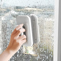 Magnetic Window Cleaner Window Cleaner Tool with Safety Rope White Outdoor Window Cleaner For 3 to 10mm Single Layer Ordinary Glass