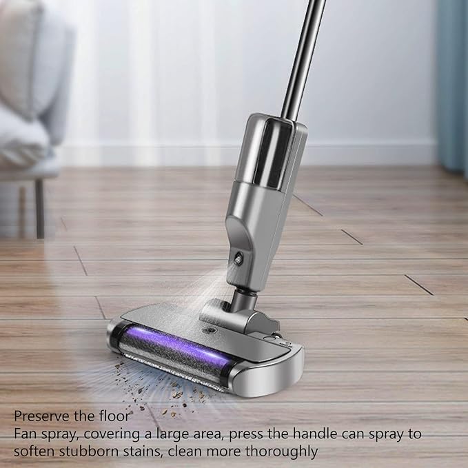 Wet Dry Vacuum Cleaner USB Rechargeable Handheld Wet Dry Mopping Machine Floor Cleaner Mop for Home Use