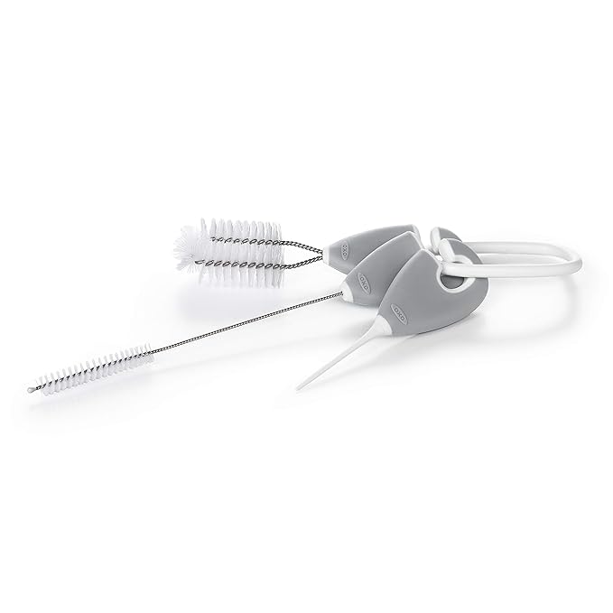 OXO Tot Bottle &amp Cup Cleaning Set Gray