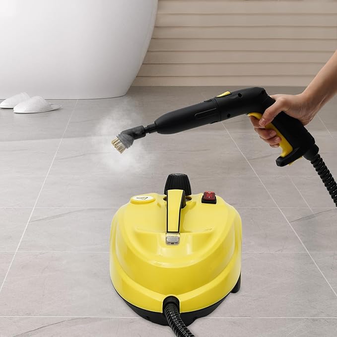 Steam CleanerMultipurpose Steam CleanerHigh-Pressure Steam Cleaner Steam Cleaner Handheld(2000W) High Pressure Steam Cleaner for Home Usewith BrushesSteamer for Cleaning Tile Kitchen Bathroom